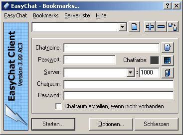 Bookmark-Fenster